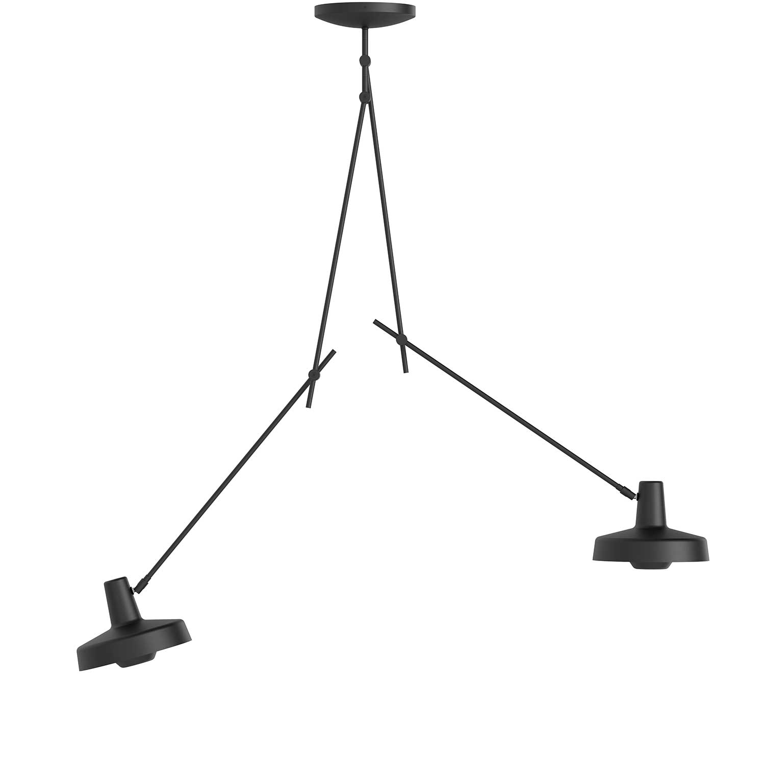 Arigato 2 L loftlampe i med skærme Lampefeber
