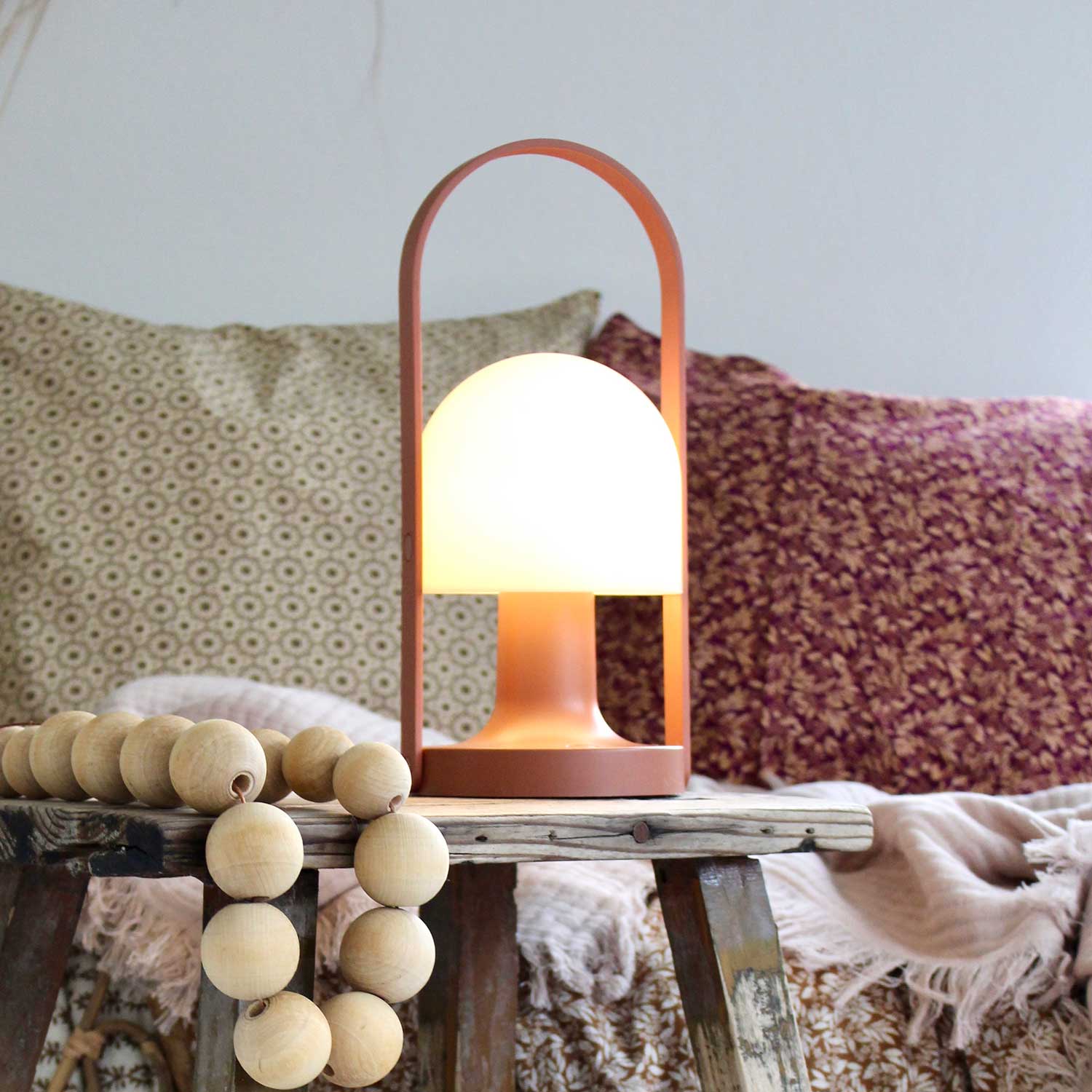 Followme Terracotta battery table lamp – Lampefeber