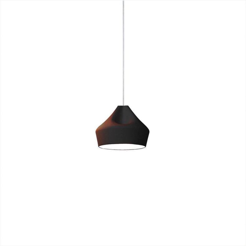 Pleat Box 24 Pendel svart-hvit