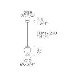 Aella Thin S guld-transparent