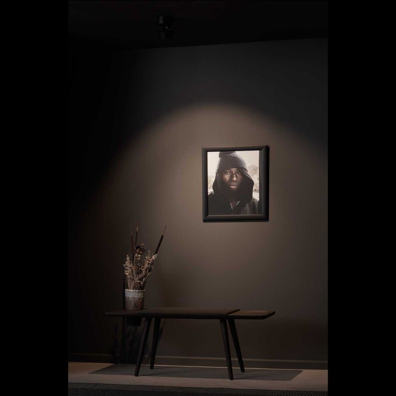 Aim Spot Single svart Tak/Vggspotlight