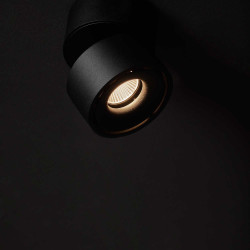 Aim Spot Single svart Tak/Vggspotlight