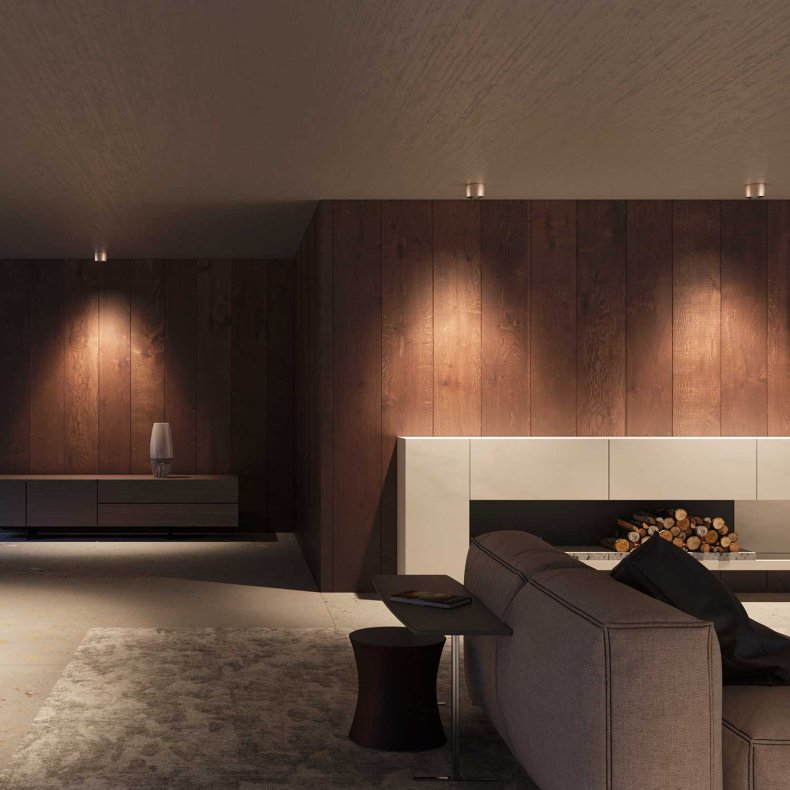 Air C Soft Ivory/Svart Taklampa