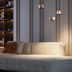 Air SO Soft Ivory/Black Pendant Light