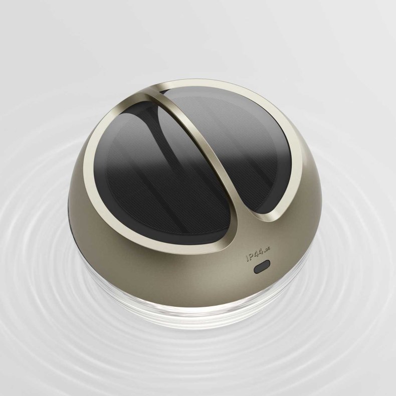 Aqu S guld IP65 Batterilampe