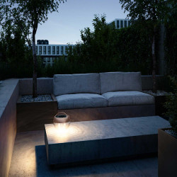 Aqu S guld IP65 Batterilampe