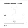 Armrest accessory + magnet