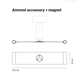 Armln tillbehr + magnet