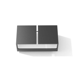 Ask IP65 svart V&auml;gglampa