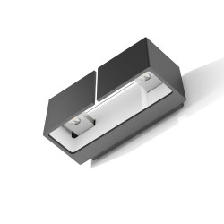 Ask IP65 svart V&auml;gglampa