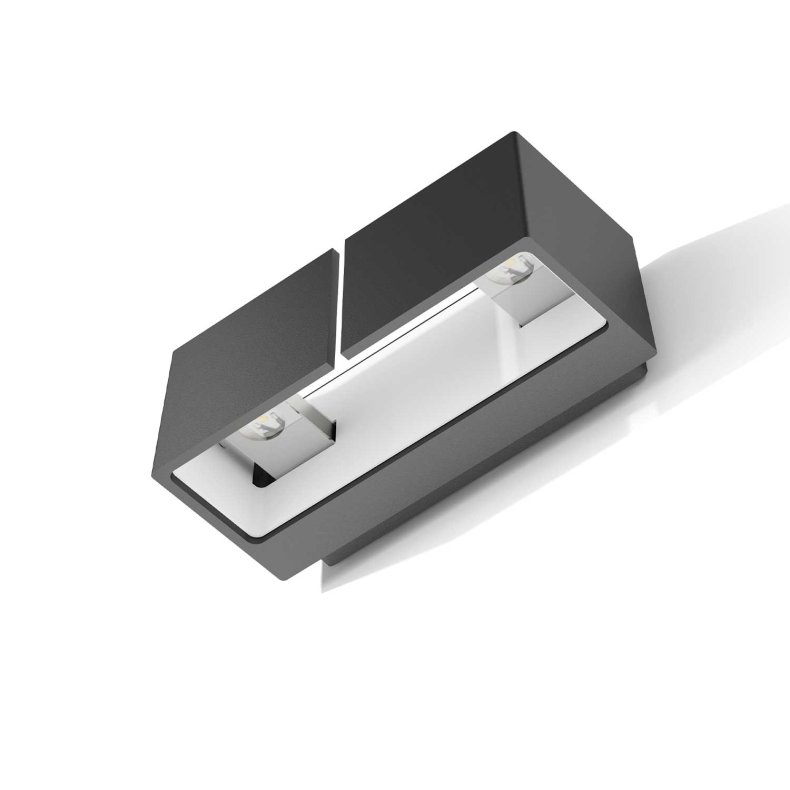 Ask IP65 svart V&auml;gglampa