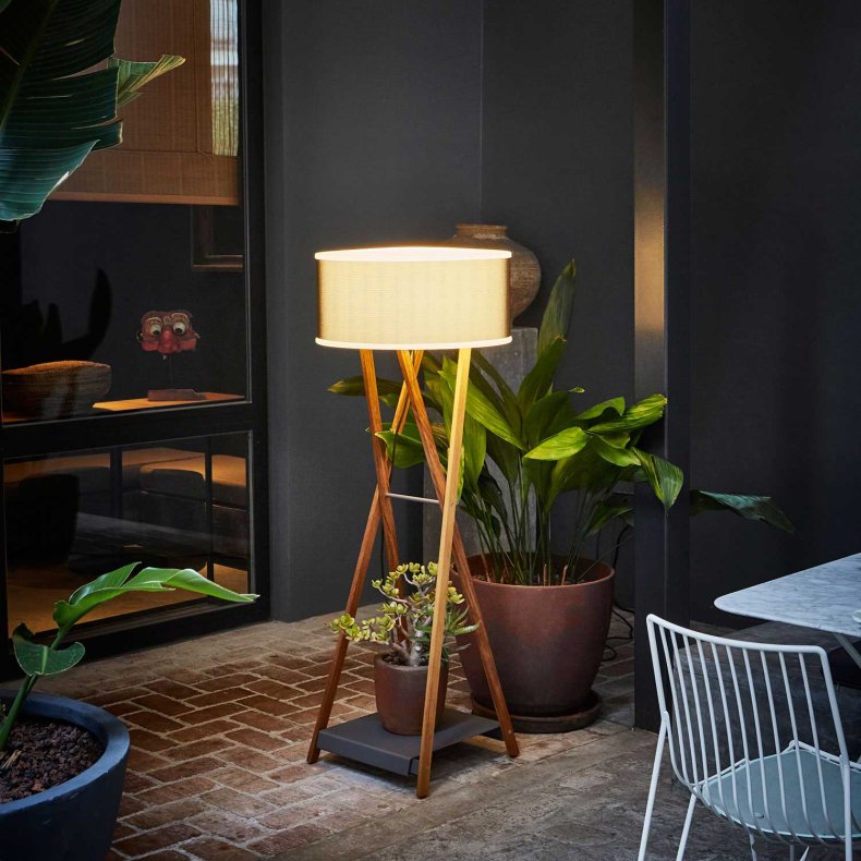 Cala 140 IP65 Udendrs Gulvlampe iroko/brun