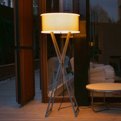 Cala 140 IP65 Udendrs Gulvlampe iroko/brun