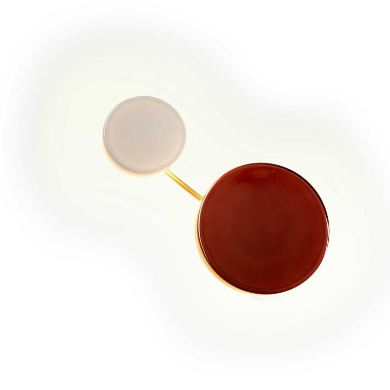 Caramel Terracotta Brun Vglampe