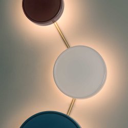 Caramel Hvit Vegglampe