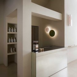 Caramel Hvit Vegglampe