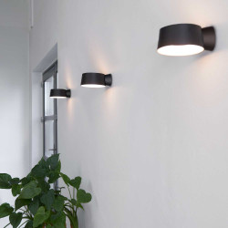 Cookie Svart Vegglampe