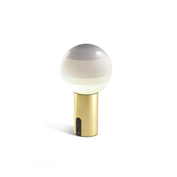 Dipping Light white Portable Table Lamp