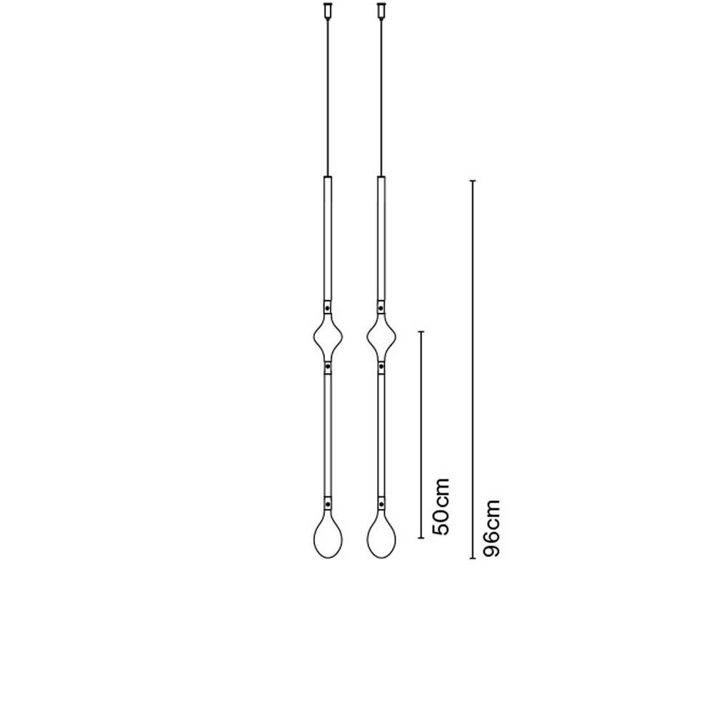 Double hook 96 x2 Fris - Accessories - Lampefeber