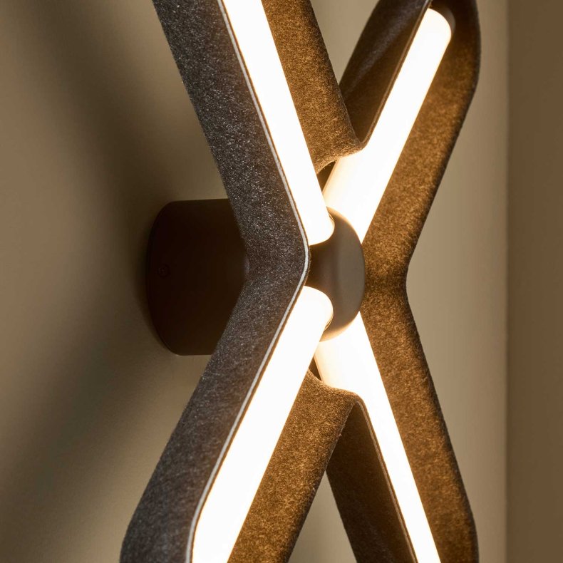 FUZZ Wall Black/Black Wall Light