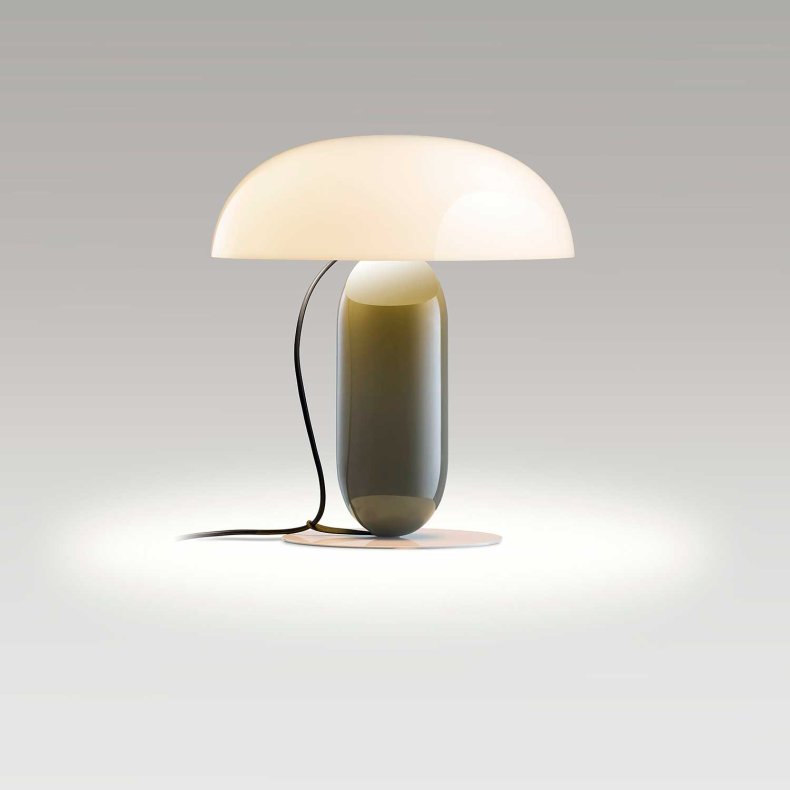 Gambosa Opal-Brown grey Table Lamp