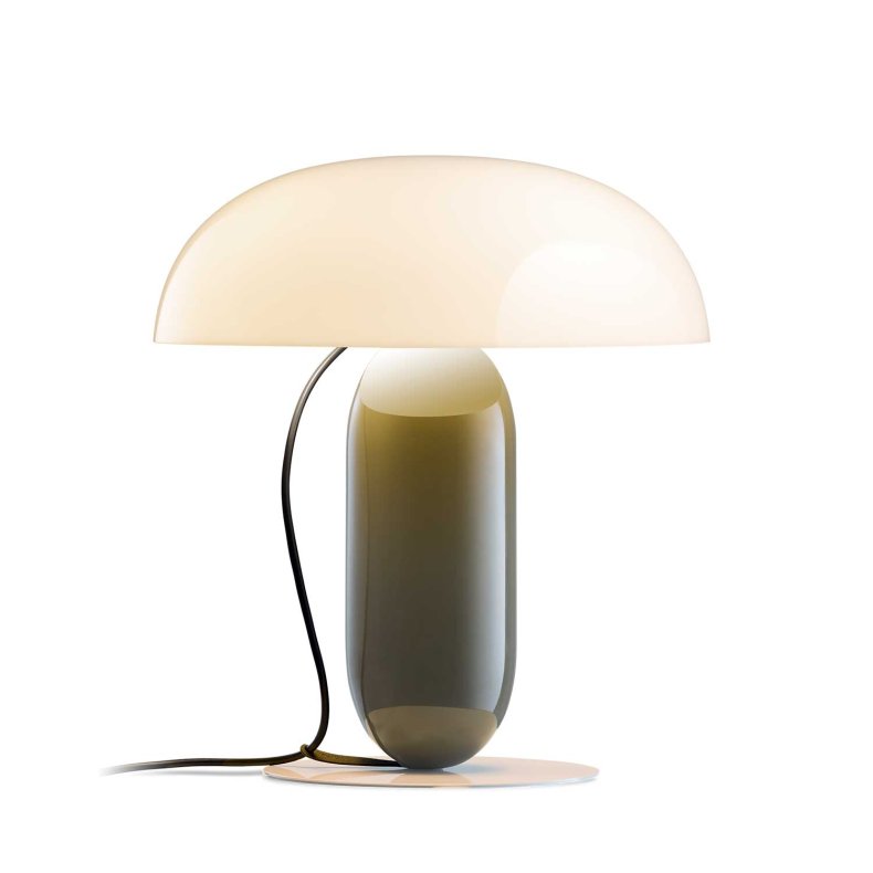 Gambosa Opal-Brown grey Table Lamp