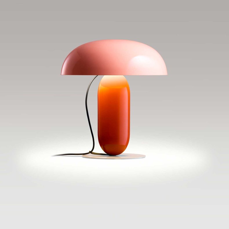 Gambosa Pink-Orange Table Lamp