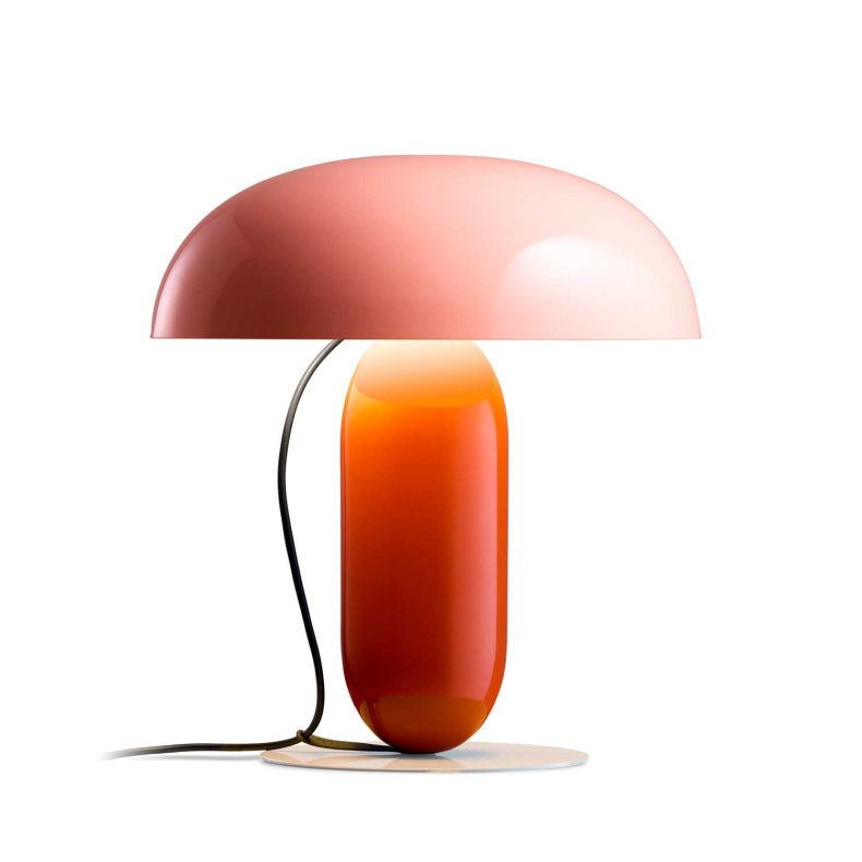 Gambosa Pink-Orange Table Lamp