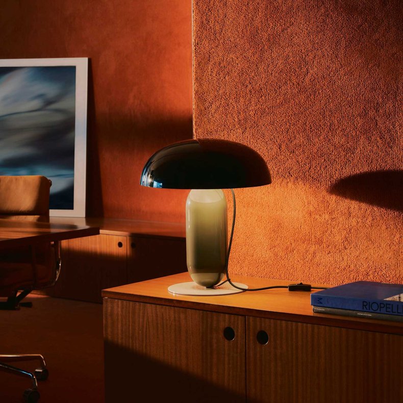 Gambosa Black-Brown grey Table Lamp