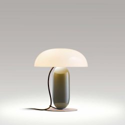 Gambosa Opal-Brown grey Table Lamp