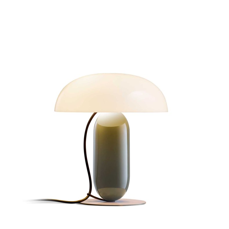 Gambosa Opal-Brown grey Table Lamp