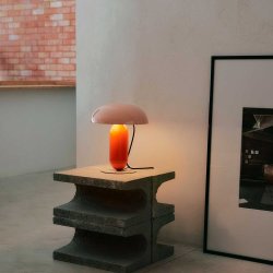 Gambosa Pink-Orange Table Lamp