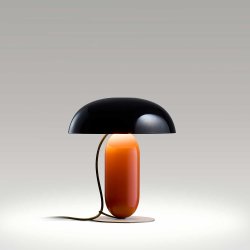 Gambosa Black-Orange Table Lamp