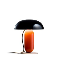 Gambosa Black-Orange Table Lamp
