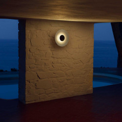 Ginger C hvit Utendrs Vegglampe