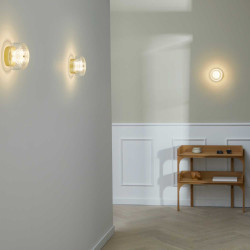 Glow Matt Gull Vegglampe