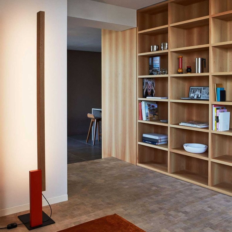 High Line orange rd Golvlampa