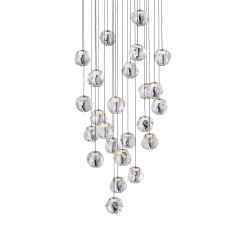 ICE BALL 24 Cluster Pendant Light