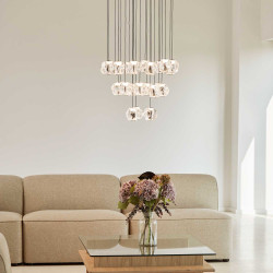 ICE BALL 24 Cluster Pendant Light