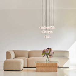 ICE BALL 24 Cluster Pendant Light