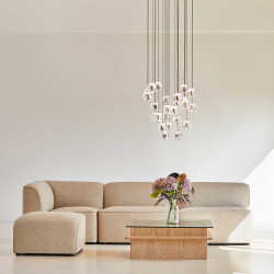ICE BALL 24 Cluster Pendant Light