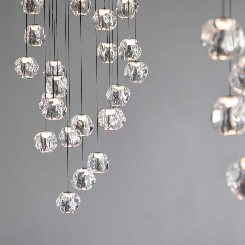 ICE BALL 24 Cluster Pendant Light