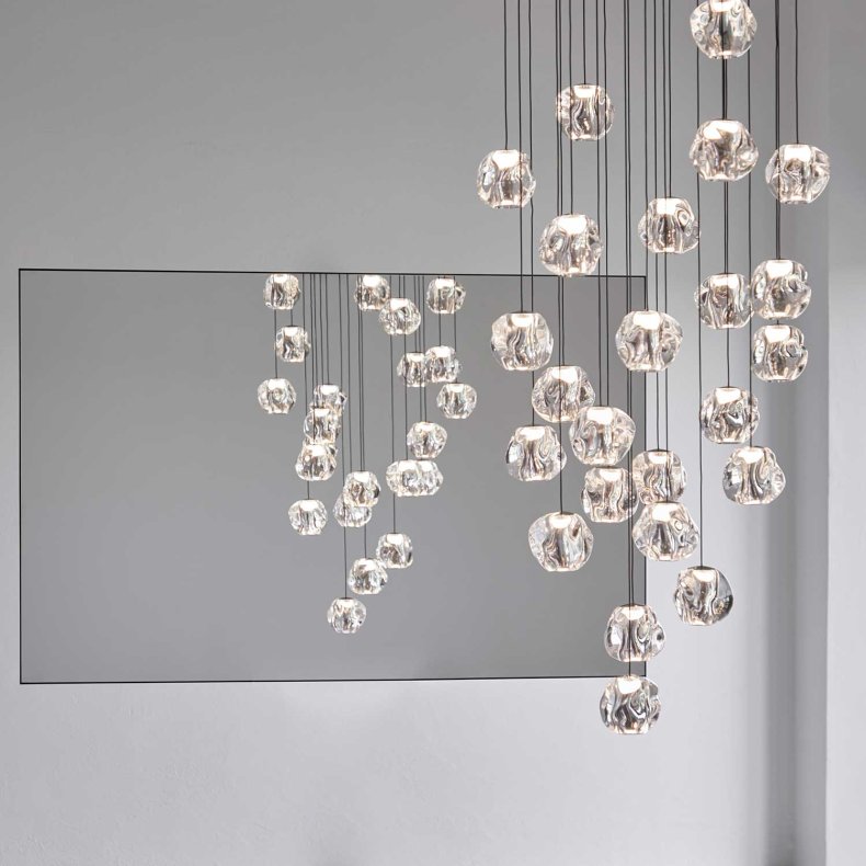 ICE BALL 24 Cluster Pendant Light