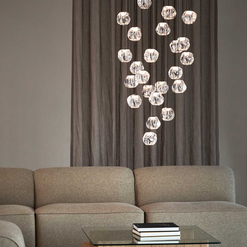ICE BALL 24 Cluster Pendant Light