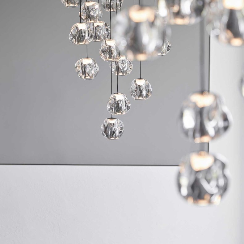 ICE BALL 24 Cluster Pendant Light