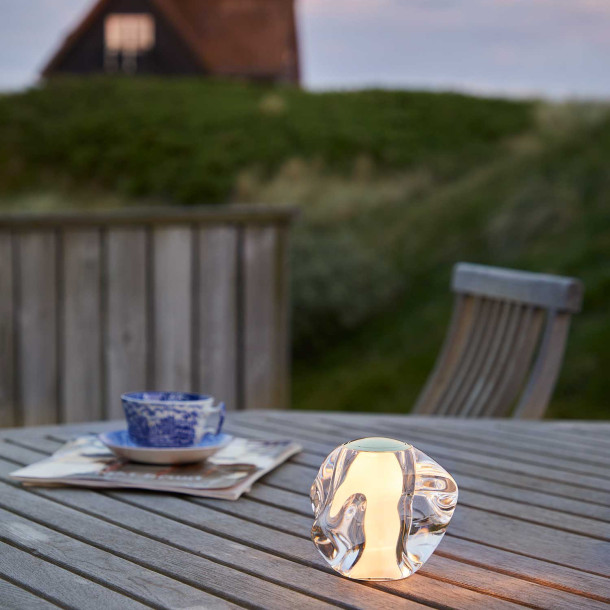 ICE BALL Bordlampe Guld