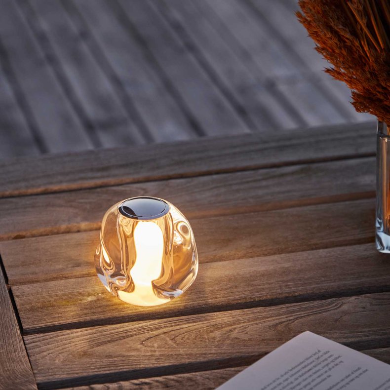 ICE BALL Krom Bordlampe