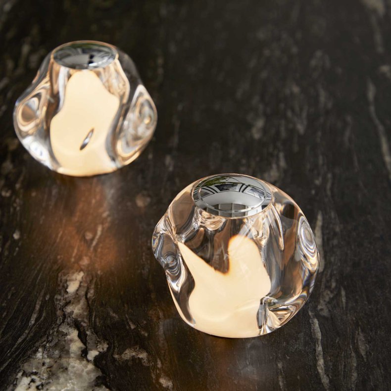 ICE BALL Krom Bordlampe