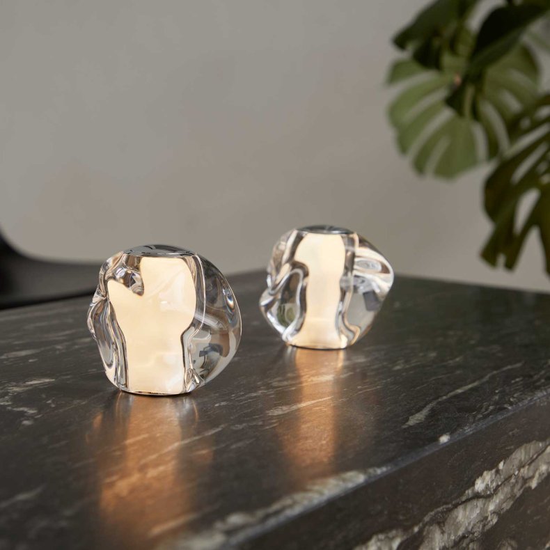 ICE BALL Krom Bordlampe