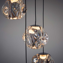 ICE BALL 5 Cluster Pendant Light